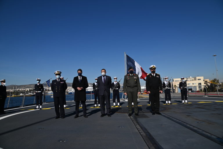 Επίσκεψη ΥΕΘΑ Ν. Παναγιωτόπουλου στη Φρεγάτα “PROVENCE” του Πολεμικού Ναυτικού της Γαλλίας