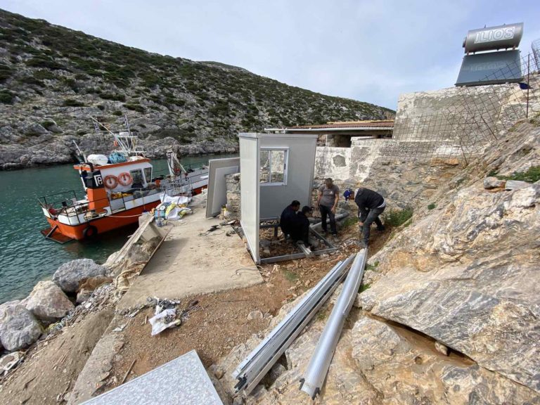 ΕΡΓΑΣΙΕΣ ΤΗΣ ΓΕΕΘΑ/ΜΟΜΚΑ ΣΤΗΝ ΝΗΣΟ ΚΙΝΑΡΟ