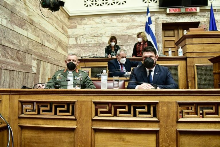 Ενημέρωση ΥΦΕΘΑ Ν. Χαρδαλιά στην Ειδική Διαρκή Επιτροπή Εξοπλιστικών Προγραμμάτων & Συμβάσεων της Βουλής