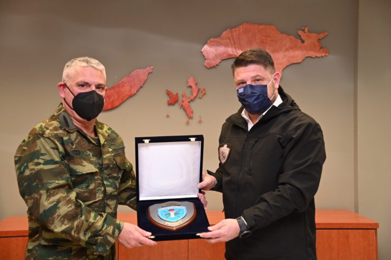 Περιοδεία Χαρδαλιά σε Σχηματισμούς, Μονάδες και  Φυλάκια σε Σάμο, Αγαθονήσι, Αρκιούς, Φαρμακονήσι, Καλόλιμνο, Κάλυμνο και  Ψέριμο