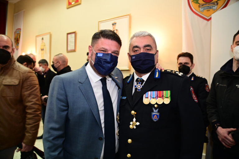 Παρουσία ΥΦΕΘΑ Νικόλαου Χαρδαλιά στην τελετή παράδοσης – παραλαβής της Αρχηγίας του Πυροσβεστικού Σώματος