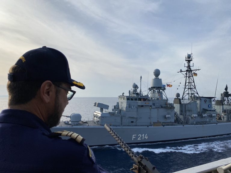 ΣΥΝΕΚΠΑΙΔΕΥΣΗ ΦΡΕΓΑΤΑΣ ΝΑΒΑΡΙΝΟΝ ΜΕ ΤΗΝ ΦΡΕΓΑΤΑ LUEBECK ΤΗΣ SNMG-2