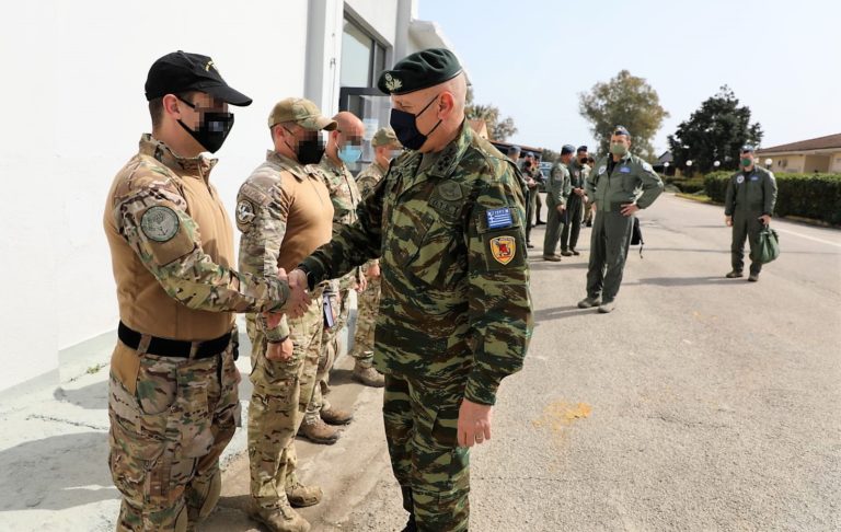 ΧΑΙΡΕΤΙΣΜΟΣ ΑΡΧΗΓΟΥ ΓΕΕΘΑ ΣΤΗΝ ΑΣΚΗΣΗ “ΗΝΙΟΧΟΣ 2022”