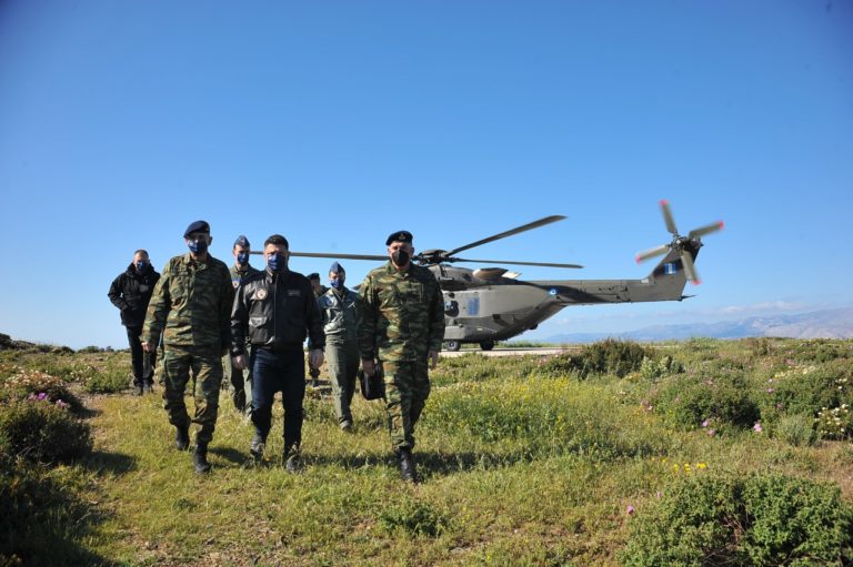 Επίσκεψη  ΥΦΕΘΑ Ν. Χαρδαλιά σε Επιτηρητικά Φυλάκια του ΣΞ σε  Λέσβο, Παναγιά και Οινούσσες – Ανακήρυξή του ως Επίτιμου Δημότη  Οινουσσών
