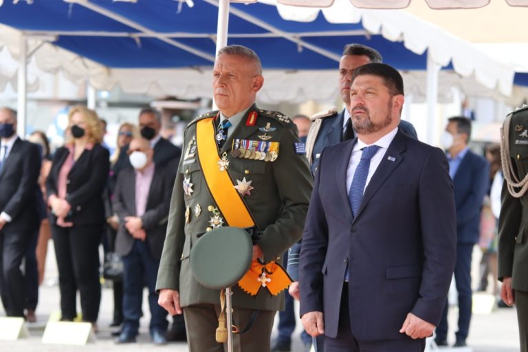 Παρουσία  ΥΦΕΘΑ Ν. Χαρδαλιά στον επίσημο εορτασμό του Προστάτη του Στρατού  Ξηράς, Μεγαλομάρτυρα Αγίου Γεωργίου, στη Σχολή Πεζικού