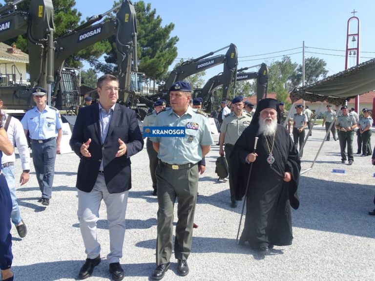 Τελετή παραλαβής στρατιωτικών μηχανημάτων μέσω ΕΣΠΑ στο Γ’ΣΣ. Τι δήλωσε ο Στρατηγός Κωστάκογλου