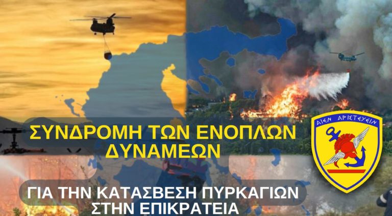Infographic συνδρομής ΕΔ  στην Κατάσβεση και Πρόληψη Πυρκαγιών στην Επικράτεια