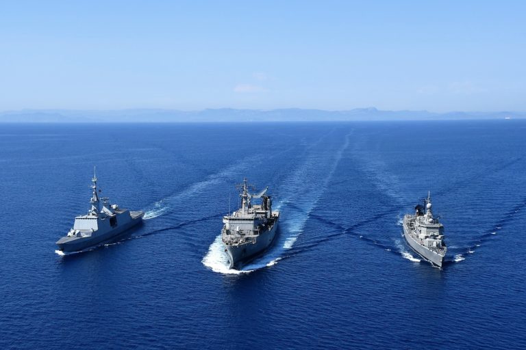 Συνεκπαιδεύσεις ΕΔ με τη Γαλλική Φρεγάτα FS GUEPRATTE και Μονάδες της Διοίκησης Ναυτικού Κύπρου