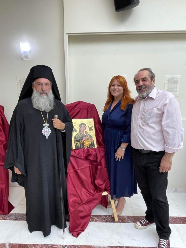 Εγκαίνια έκθεσης αγιογραφίας της Σημαιοφόρου (Ε) Αντωνακάκη Ελένης ΠΝ