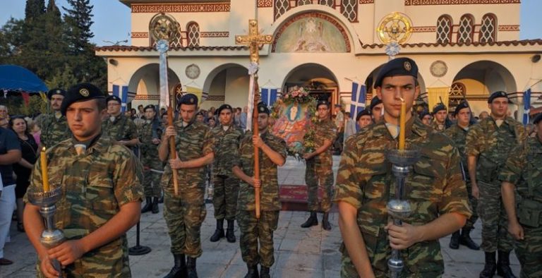 Εορτασμός Μεταμορφώσεως του Σωτήρος στην 1η Στρατιά