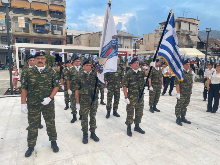 Άγημα των ΣΕΑΝ Λάρισας & Καρδίτσας στις εκδηλώσεις απελευθέρωσης του Τυρνάβου