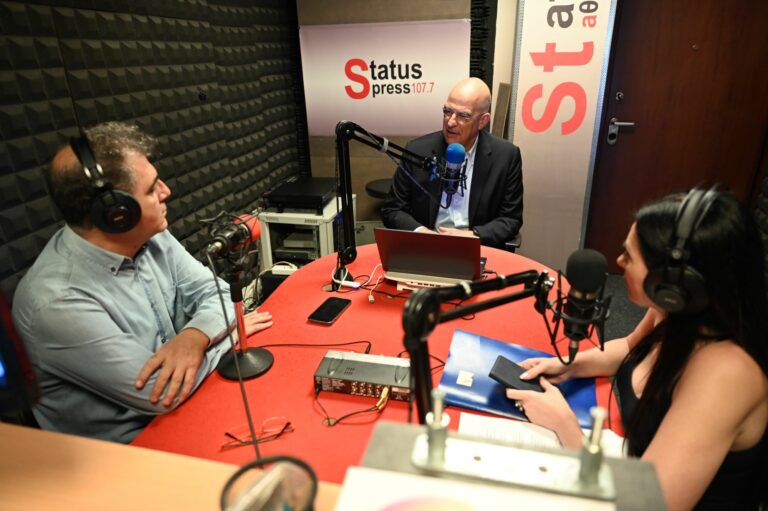 Συνέντευξη ΥΕΘΑ Ν. Δένδια στον Ρ/Σ STATUS FM 107,7 της Θεσσαλονίκης