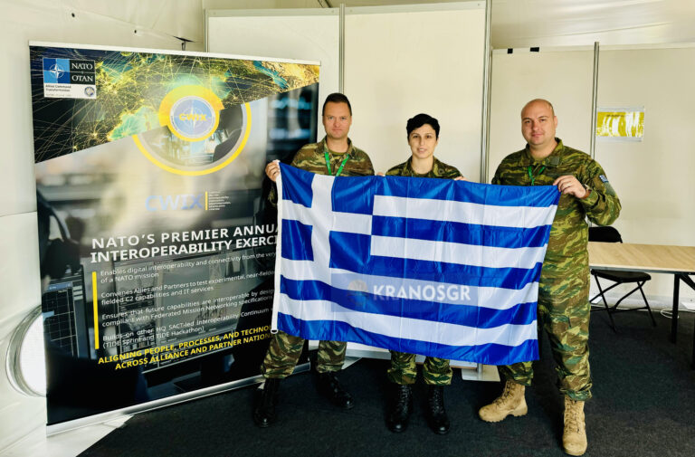 Σήκωσαν την Ελληνική Σημαία σε άσκηση στην Πολωνία