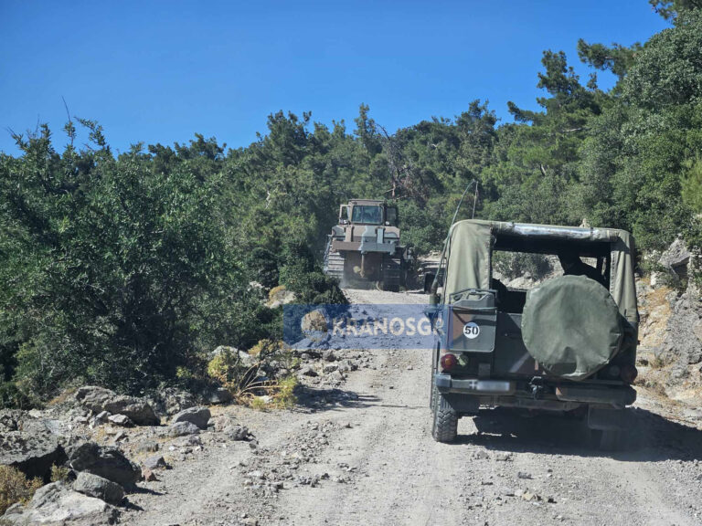 98 ΑΔΤΕ: Και η Στρατονομία στη ”μάχη” κατάσβεσης δασικής πυρκαγιάς στη Λέσβο