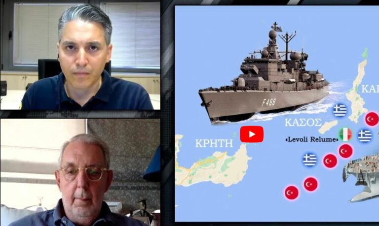 ZOUGLA TV: Εγκολφόπουλος στο στρατιωτικό συντάκτη Χρ. Μαζάνη: Είμαστε έτοιμοι αν οι Τούρκοι κλιμακώσουν στην Κάσο
