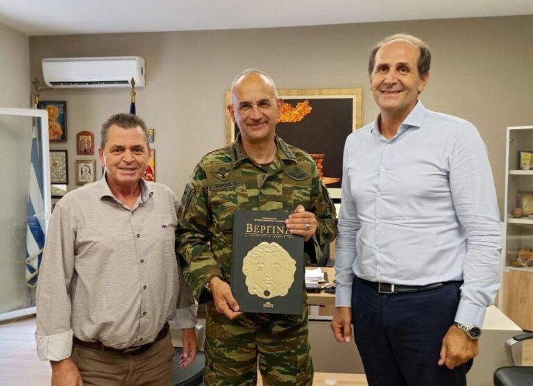 Στον Αντιπεριφερειάρχη Ημαθίας ο ΑΓΕΕΘΑ Στρατηγός Δημ. Χούπης