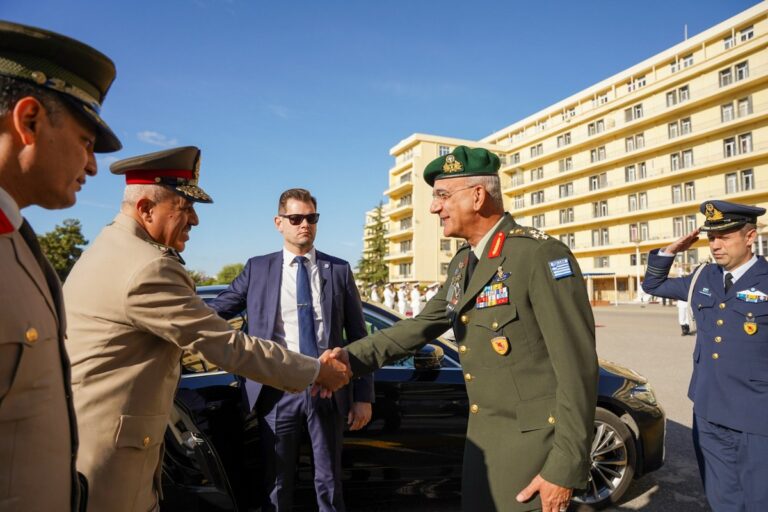 Συνάντηση του Αρχηγού ΓΕΕΘΑ με τον Chief of Staff of the Egyptian Armed Forces