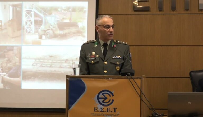 ΒΙΝΤΕΟ – Ο Εκπρόσωπος τύπου του ΓΕΣ, Σχης ΤΘ Γ. Κολώνιας στο 54ο Πανελλήνιο Δημοσιογραφικό Συνέδριο της ΕΣΕΤ