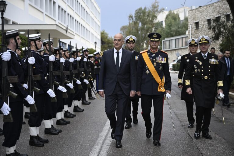 Παρουσία ΥΕΘΑ Ν. Δένδια στον εορτασμό του Προστάτη του ΠN Aγίου Νικολάου στη ΣΝΔ
