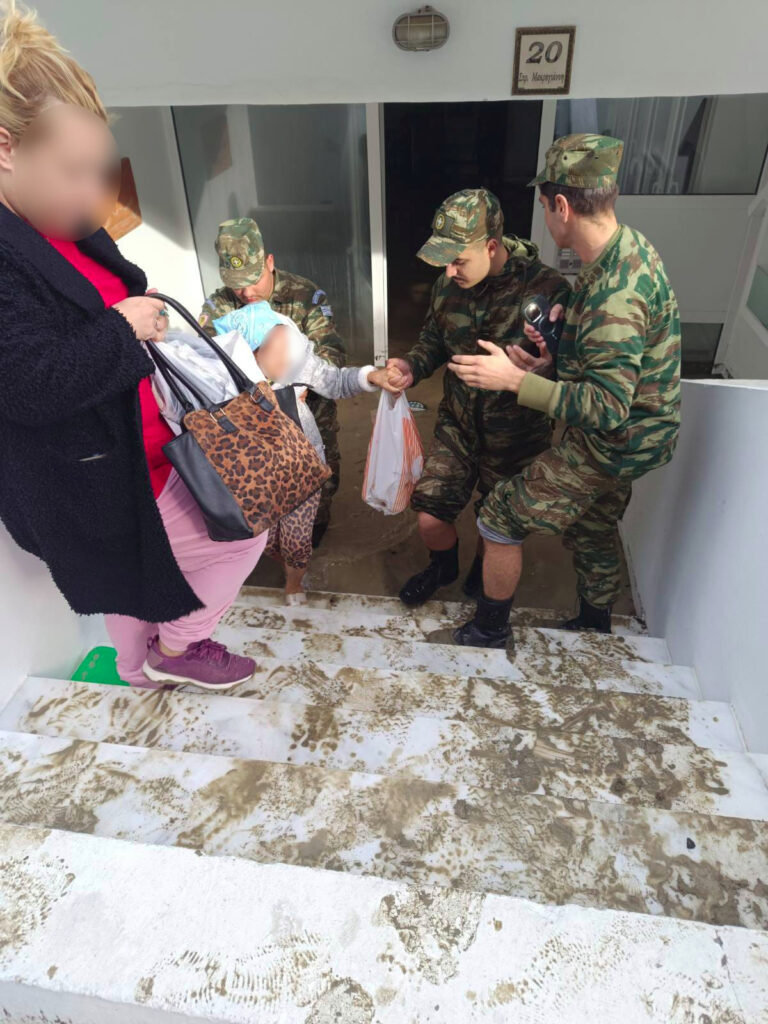 Συνδρομή των ΕΔ στην αντιμετώπιση των συνεπειών  της  κακοκαιρίας «BORA»