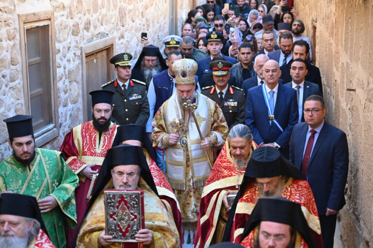 Παρουσία ΥΕΘΑ Ν. Δένδια στον εορτασμό της Ιεράς Μνήμης της Αγίας Αικατερίνης στην ομώνυμη Ι.M στο Όρος Σινά
