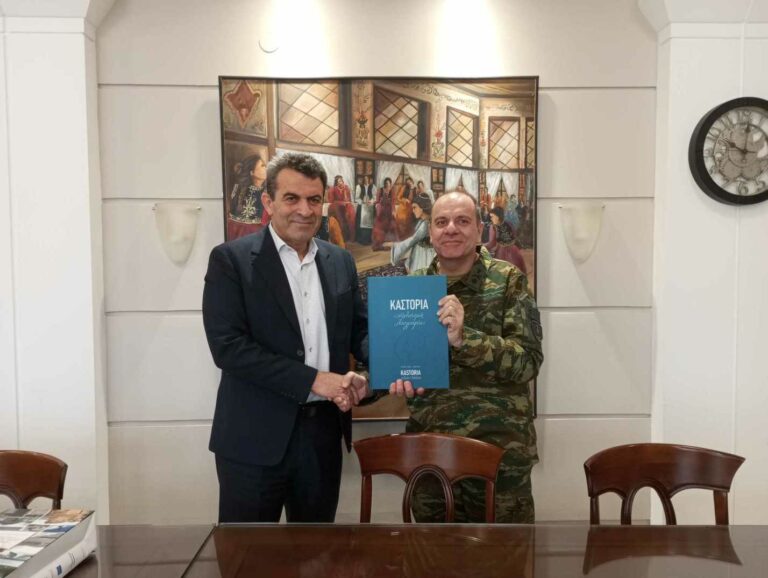 Επίσκεψη του νέου Διοικητή της 9ης Ταξιαρχίας Πεζικού στον Αντιπεριφερειάρχη Καστοριάς