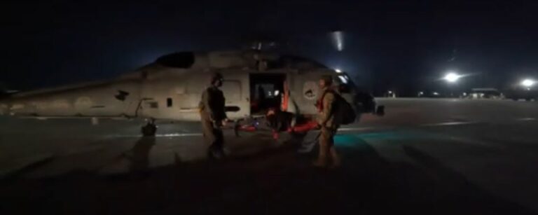 Εντυπωσιακό βίντεο με μεταφορά Ασθενούς από Ελικόπτερο του Πολεμικού Ναυτικού