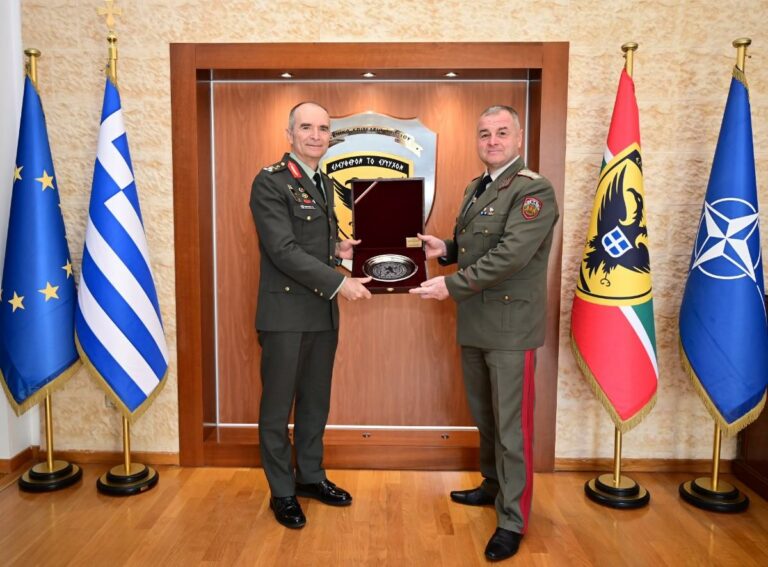 ΓΕΣ: Επίσημη Επίσκεψη Αρχηγού Χερσαίων Δυνάμεων της Βουλγαρίας