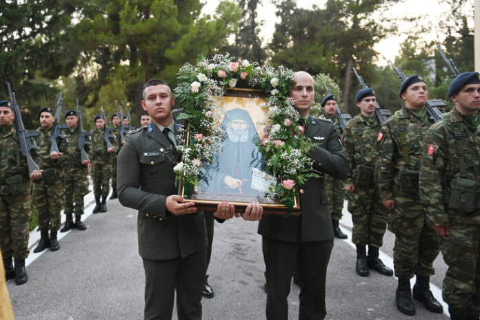 Εορτασμός Αγίου Παϊσίου στο 730 ΤΜΧ