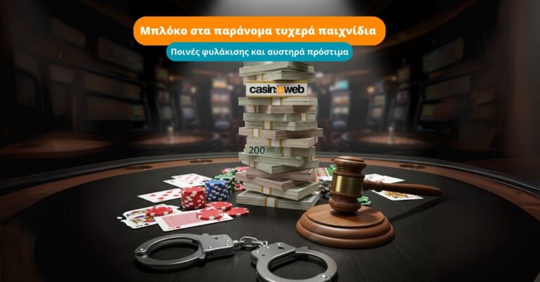 Μπλόκο στα παράνομα τυχερά παιχνίδια – Ποινές φυλάκισης και αυστηρά πρόστιμα