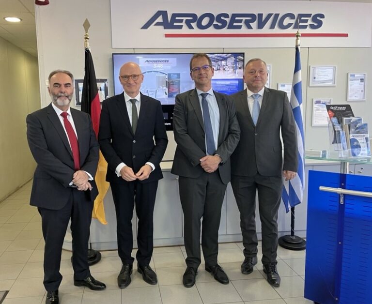 Επίσκεψη του Γερμανού Πρέσβη στην Aeroservices SA