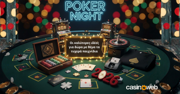 Ιδέες για δώρα με θέμα τα τυχερά παιχνίδια | Πρωτοχρονιά 2026