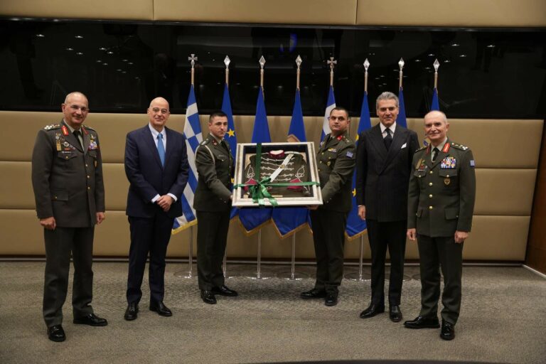 Τελετή Απονομής Έφεδρου Αξκου βαθμού Ταξίαρχου Ιππικού Τεθωρακισμένων επί τιμή στον Νικόλαο Κοσμάτο