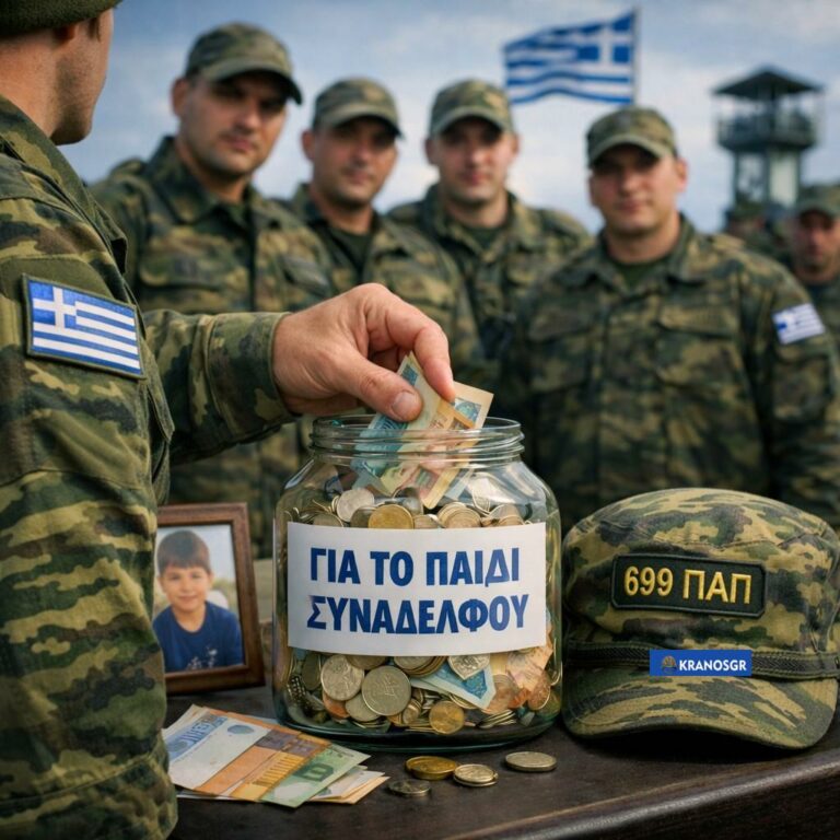 699 ΠΑΠ: Όλη η Μονάδα στήριξε παιδί στρατιωτικού