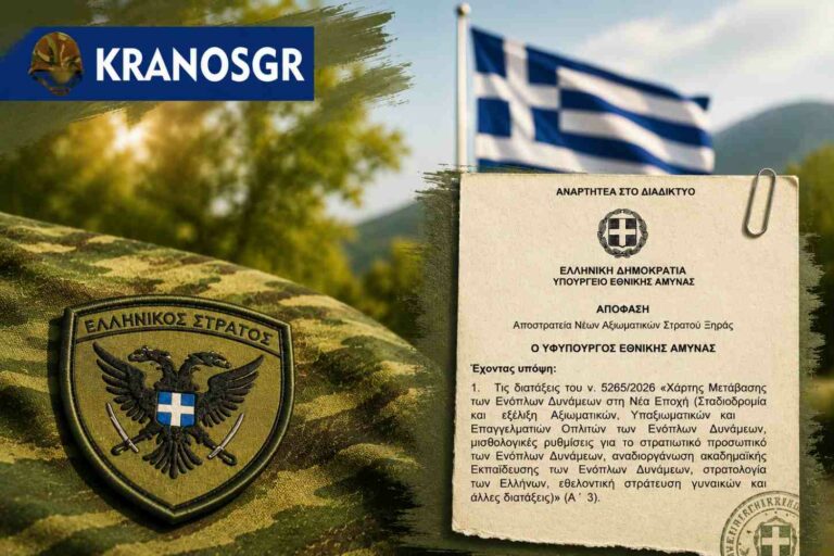 ΓΕΣ: Νέες αποστρατείες Αξιωματικών – Όλα τα ονόματα