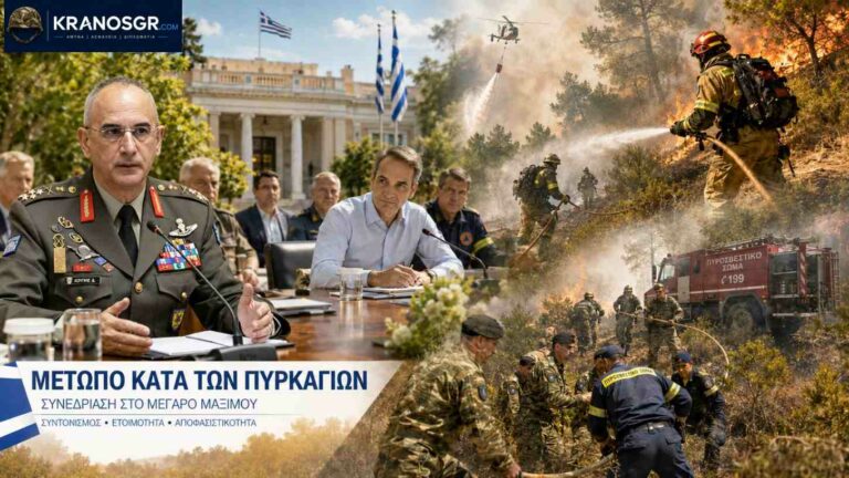 Στο Μαξίμου ο Α/ΓΕΕΘΑ για την αντιπυρική θωράκιση