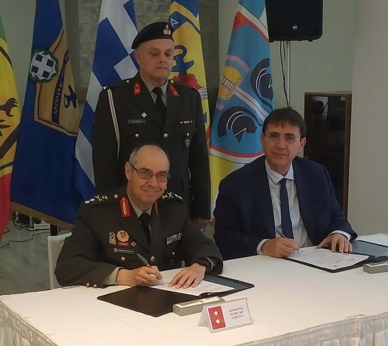 Συμφωνία – σταθμός ΧΙΙ Μ/Κ Μεραρχίας με τον ΣΒΒ Έβρου